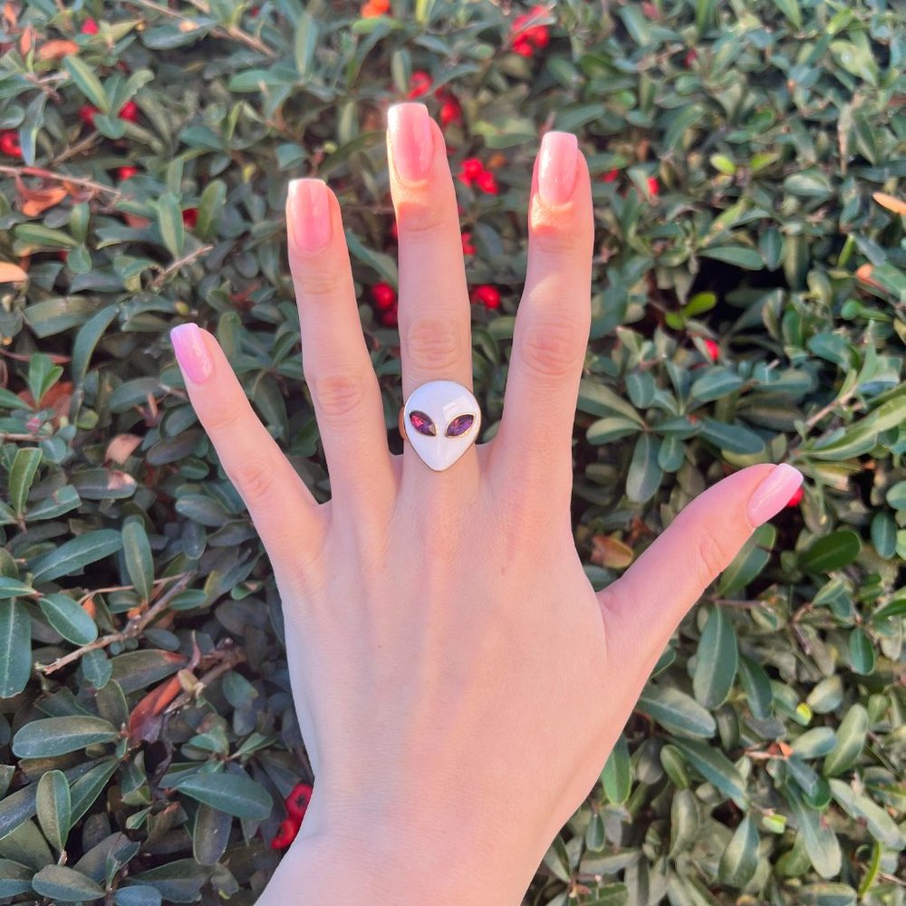 "Alien" ring 👽 - Picture 5 of 7